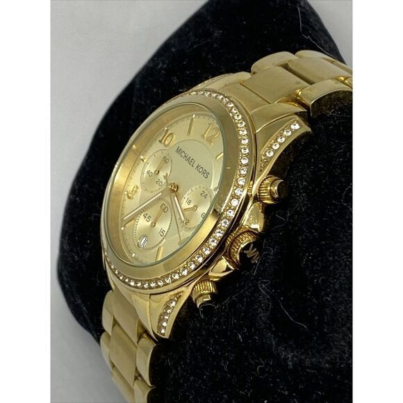 Michael Kors Blair MK5166 Women's Gold Stainless Steel Analog Dial Watch MP856 - Picture 4 of 12